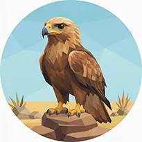 The 'Golden Eagle' badge — High Flyer, one of Cloodit's 106 collectible badges