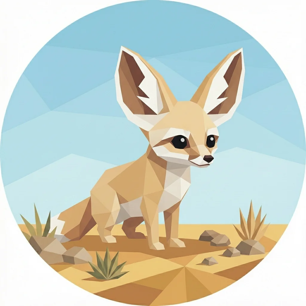 Fennec Fox badge