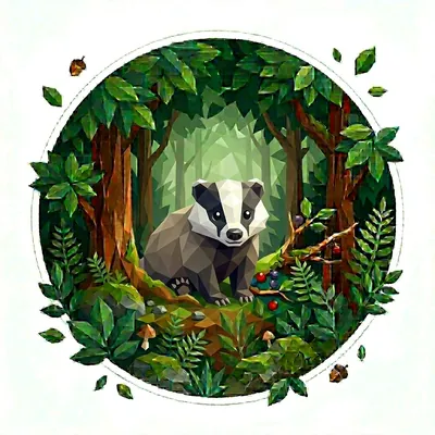 The 'Badger' badge — Determined Digger, one of Cloodit's 106 collectible badges