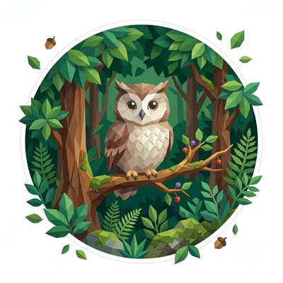 The 'Owl' badge — Wise Coder, one of Cloodit's 106 collectible badges