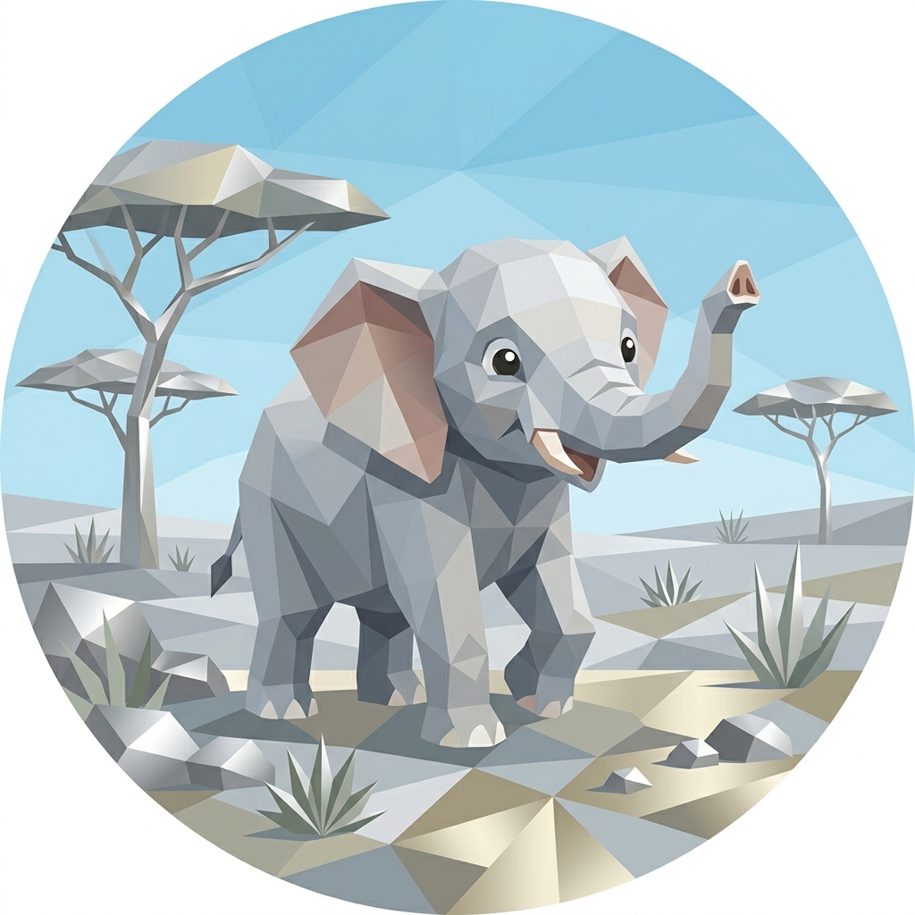The 'Elephant' badge — OOP Heavyweight, one of Cloodit's 106 collectible badges