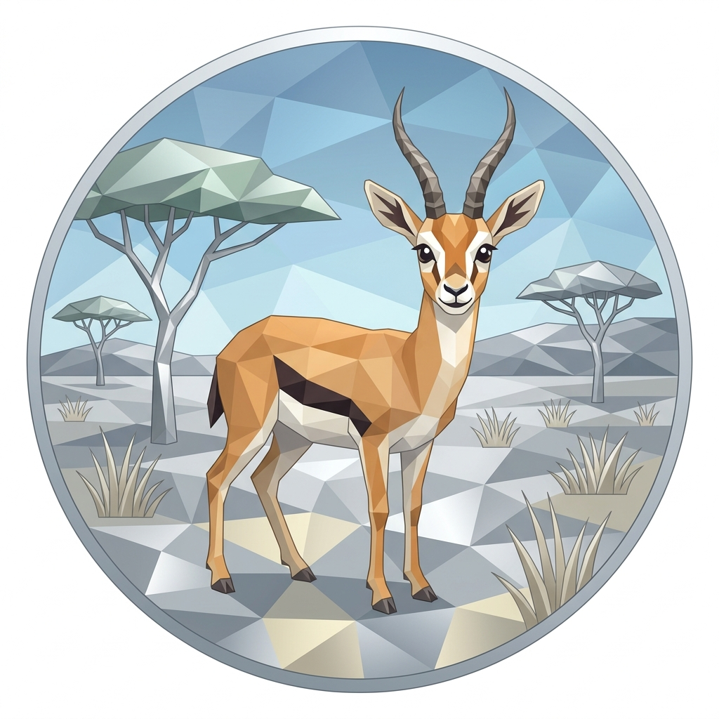 The 'Gazelle' badge — Tuple Sprinter, one of Cloodit's 106 collectible badges