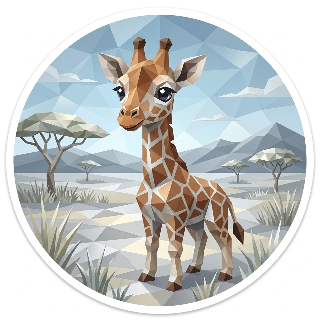 The 'Giraffe' badge — High Perspective, one of Cloodit's 106 collectible badges