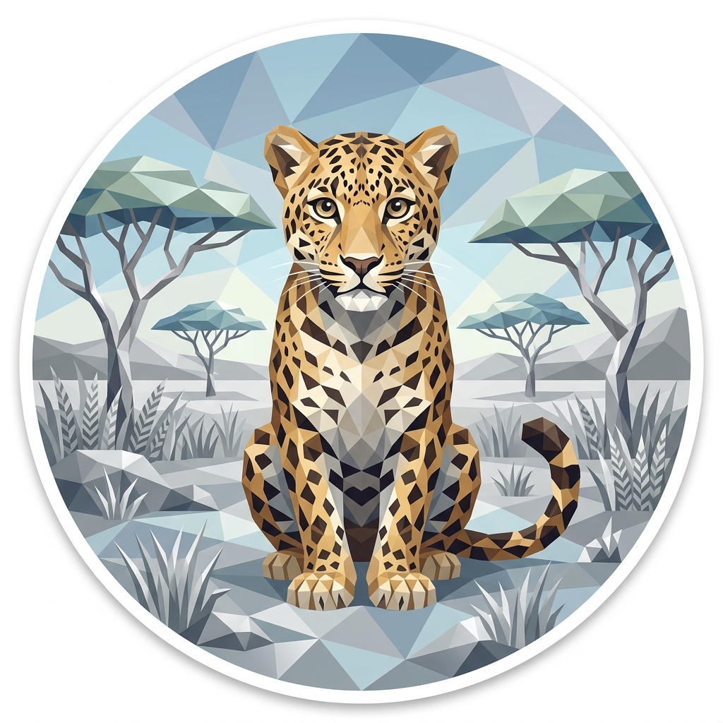 The 'Leopard' badge — Savannah Perfectionist, one of Cloodit's 106 collectible badges