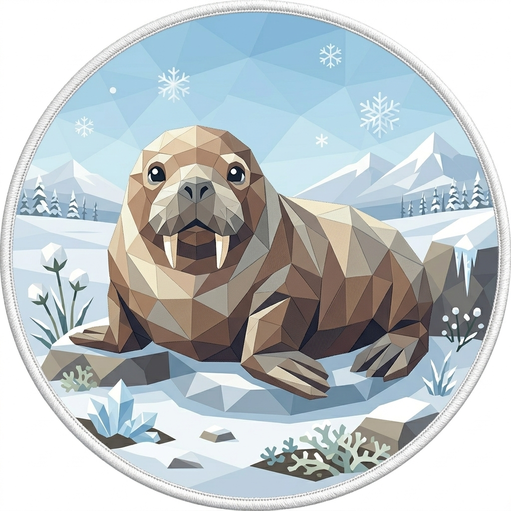 The 'Walrus' badge — Method Master, one of Cloodit's 106 collectible badges